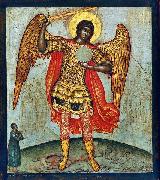 Simon Ushakov Archangel Michael Trampling the Devil Underfoot. china oil painting reproduction